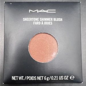 New MAC Sheertone Shimmer Blush Pro Palette Refill Pan Sweet As Cocoa